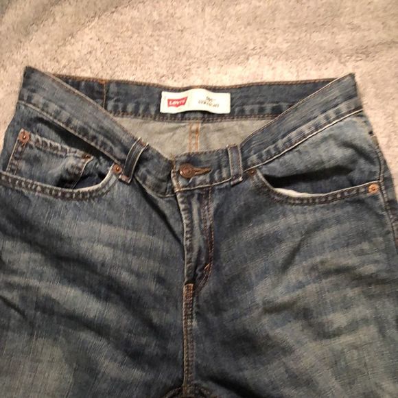 Levis 505 straight jeans sz 16 Reg/ 28 x 28, med wash/5 pocket - Picture 3 of 14